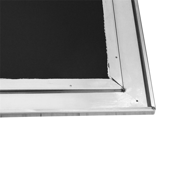 Chapa Fogão a Lenha Vitrocerâmica Moldura Inox 90X63cm