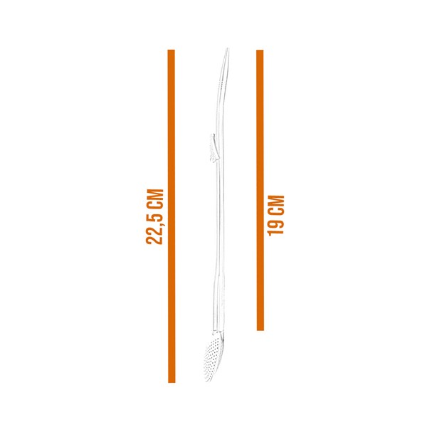 Bomba Chimarrão Inox Média Chata Nossa Senhora Aparecida Cravejado Branco