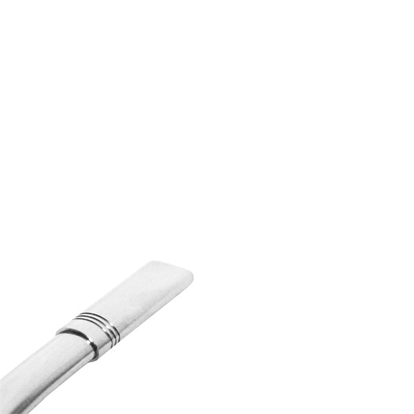 Bomba Chimarrão Inox Média Lisa Bocal Rosca