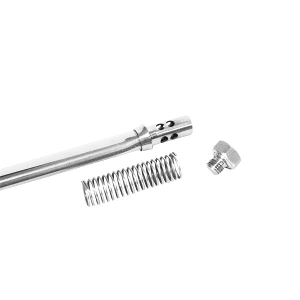 Bomba Chimarrão Inox Pequena Bocal Bojo Duplo Mola