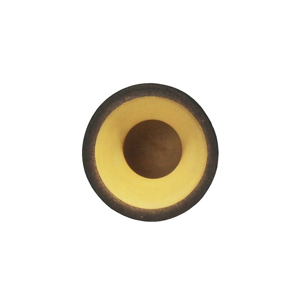 Cuia Chimarrão Porongo Especial Liso Bocal Queimado Pé Epóxi