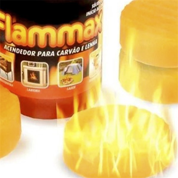 Acendedor Carvão e Lenha 110g Pastilha