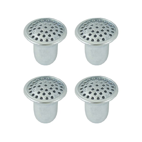 Caulim Zincado Queimador Fogão Fogareiro Alta/Baixa Pressão 4 Peças