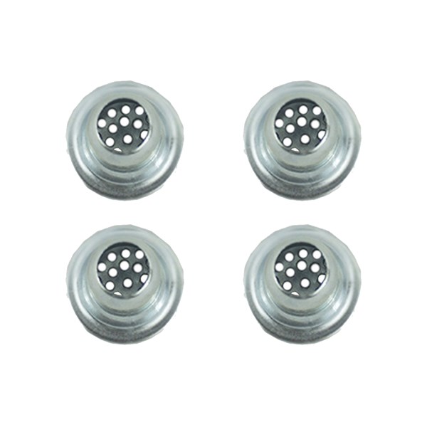 Caulim Zincado Queimador Fogão Fogareiro Alta/Baixa Pressão 4 Peças