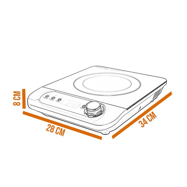 Cooktop Indução 1 Boca Portátil 220V