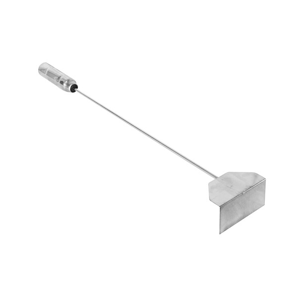 Puxador de Brasa Inox 55cm Cabo Alumínio