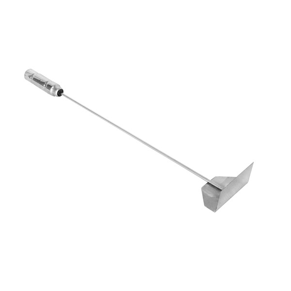 Puxador de Brasa Inox 55cm Cabo Alumínio