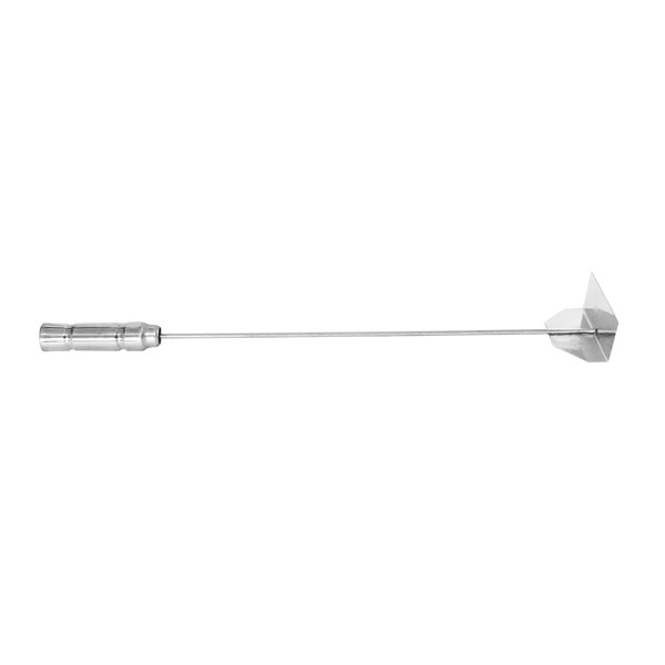 Puxador de Brasa Inox 55cm Cabo Alumínio