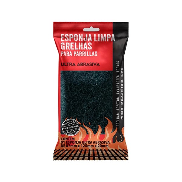 Esponja Limpa Parrilla Ultra Abrasiva