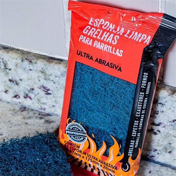 Esponja Limpa Parrilla Ultra Abrasiva