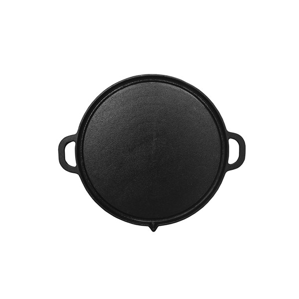 Acessório Gengis Khan Chapa Bifeteira Ferro Fundido 32cm Lisa