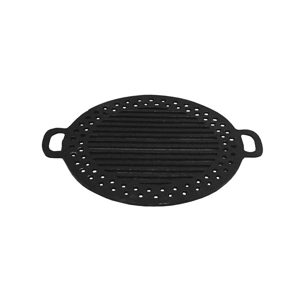 Acessório Gengis Khan Grelha Plana Ferro Fundido 32cm