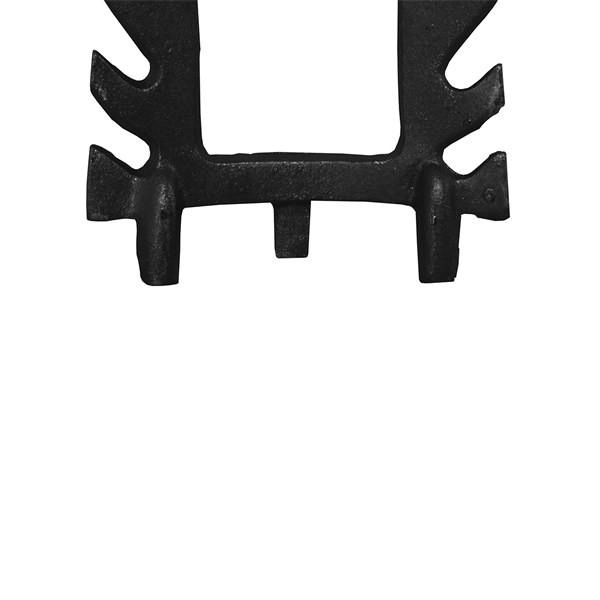 Acessório Gengis Khan Suporte Espetos Ferro Fundido Par