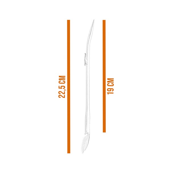 Bomba Chimarrão Inox Média Chata Nossa Senhora Aparecida Manto