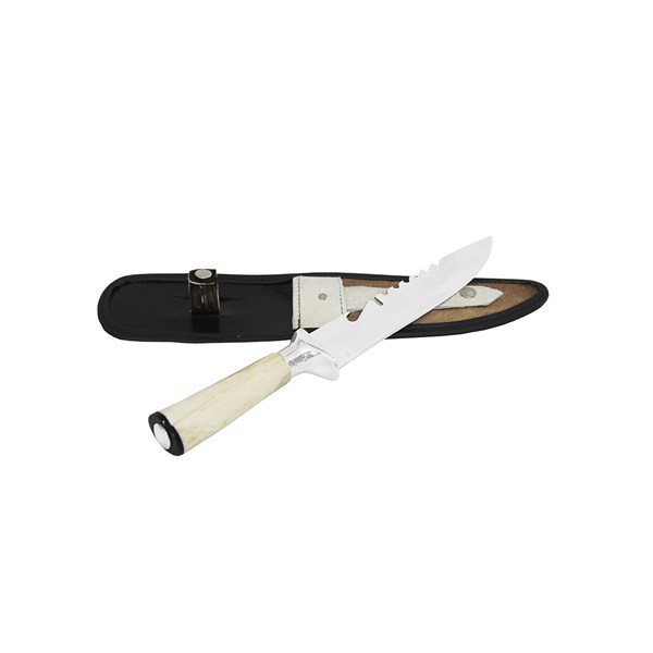 Faca Punhal 08 Inox 420 Abridor Cabo Osso