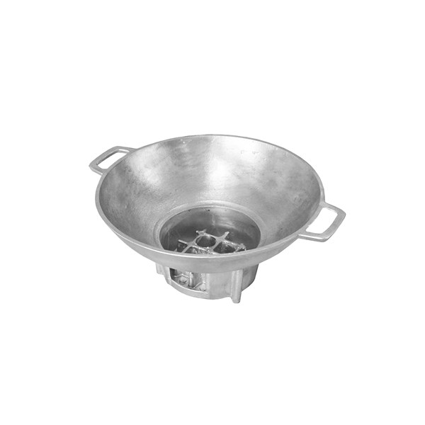 Churrasqueira Gengis Khan Alumínio Fundido 33cm 2 Peças