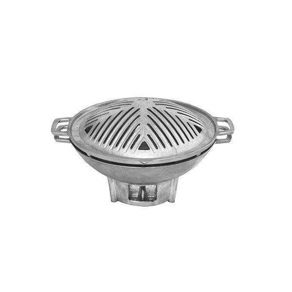 Churrasqueira Gengis Khan Alumínio Fundido 33cm 3 Peças