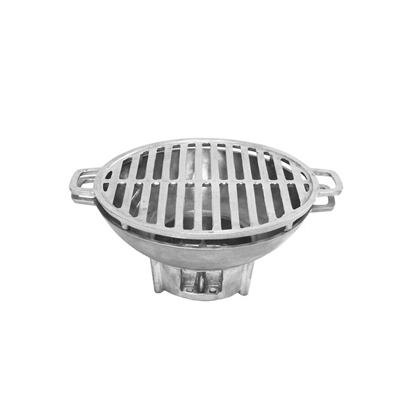 Churrasqueira Gengis Khan Alumínio Fundido 33cm 3 Peças