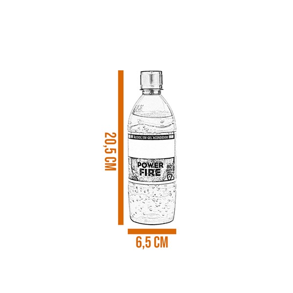 Acendedor Carvão e Lenha 420g Alcool Gel