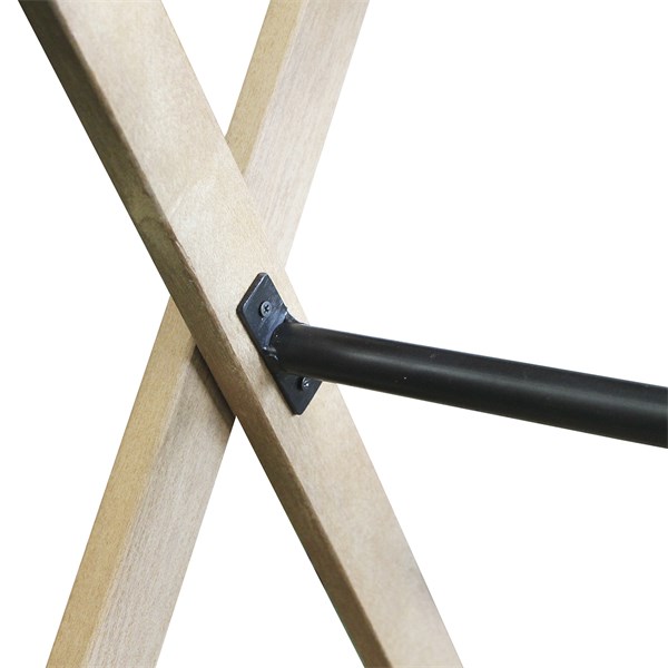 Conjunto Dobrável Mesa 70X70cm 4 Cadeiras Madeira Nobre Natural