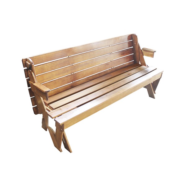 Banco Vira Mesa Multi 1,90m Madeira Eucalipto Stain Verniz