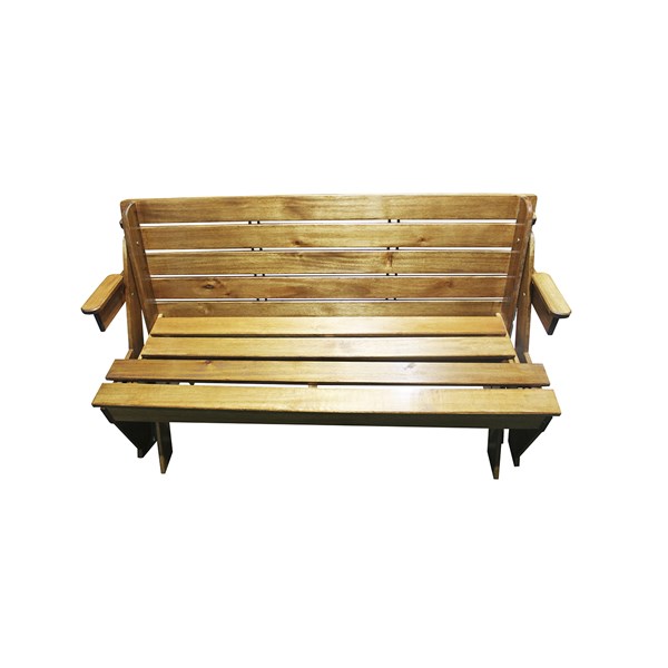 Banco Vira Mesa Multi 1,50m Madeira Eucalipto Stain Verniz