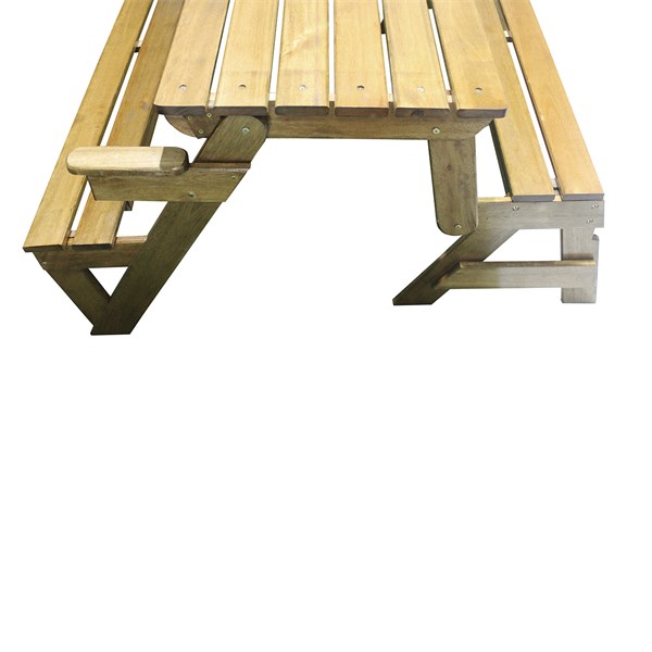 Banco Vira Mesa Multi 1,50m Madeira Eucalipto Stain Verniz