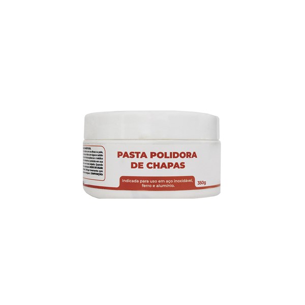 Pasta Polidora de Chapas Inox Ferro Alumínio 350g