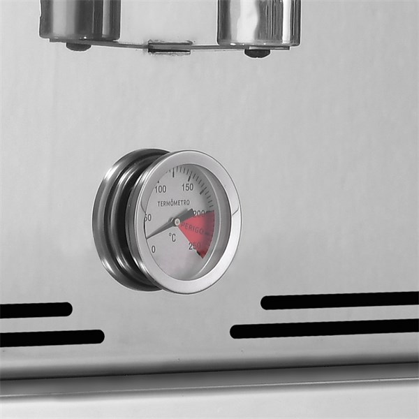 Forno Lenha Inox Pizza