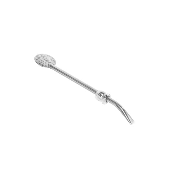 Bomba Chimarrão Inox Grande Anel Cuia Rosca