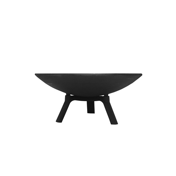 Lareira Braseiro Externo Jardim Ferro Fundido 62cm Preto