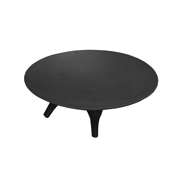Lareira Braseiro Externo Jardim Ferro Fundido 100cm Preto