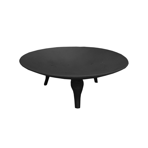 Lareira Braseiro Externo Jardim Ferro Fundido 100cm Preto