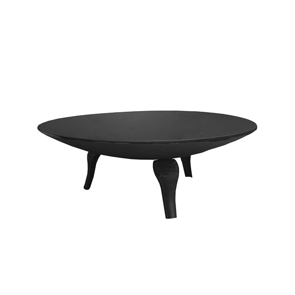 Lareira Braseiro Externo Jardim Ferro Fundido 100cm Preto