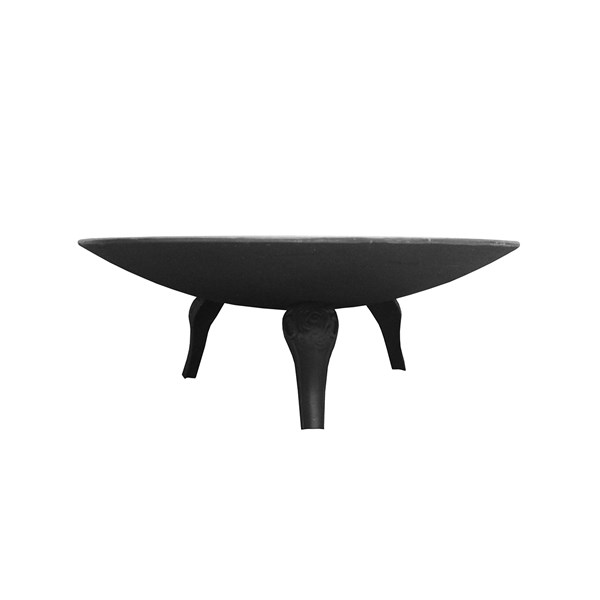 Lareira Braseiro Externo Jardim Ferro Fundido 100cm Preto