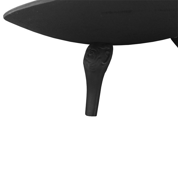 Lareira Braseiro Externo Jardim Ferro Fundido 100cm Preto
