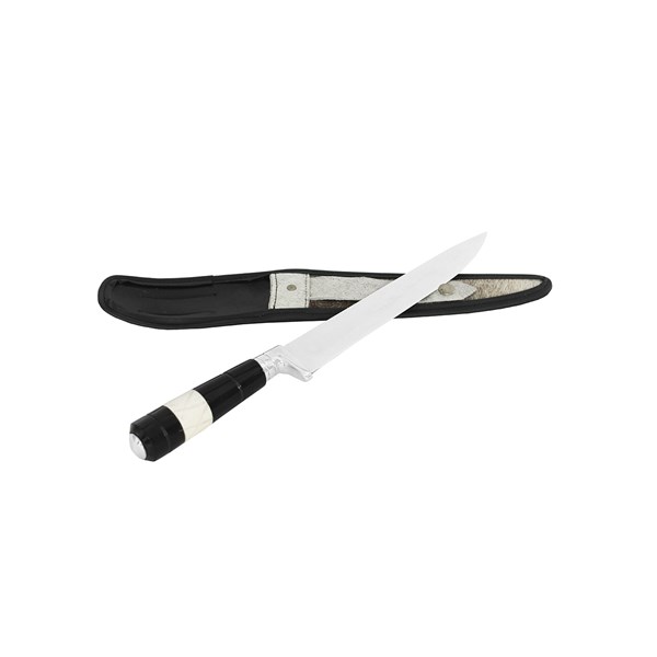 Faca 09 Inox 420 Cabo Osso Chifre