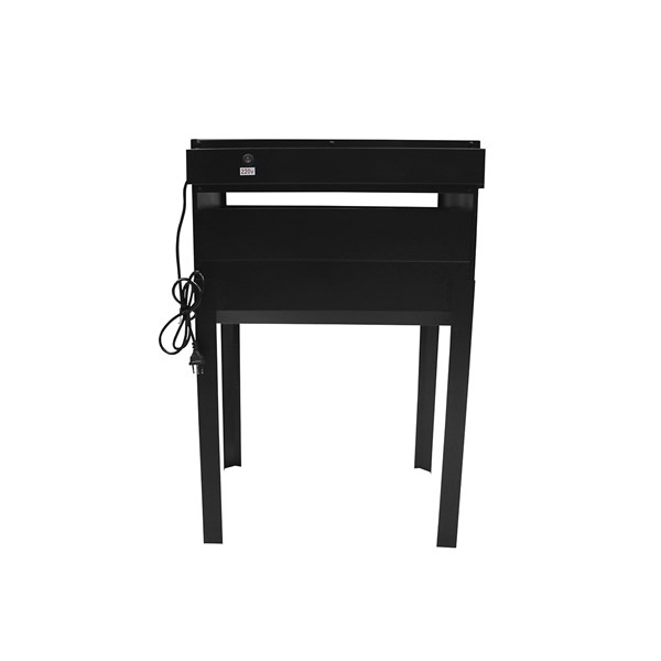 Churrasqueira Preta Top Max Grande Espetos Giratórios 220V