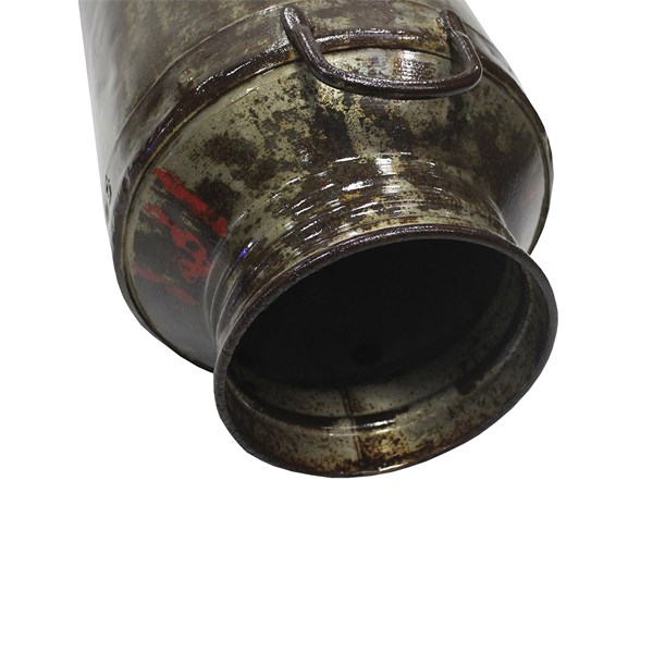 Galão Tambor Latão Tarro Leite Metal Decorativo 50L Verniz