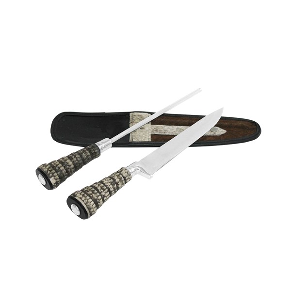 Faca Chaira 09 Inox 420 Cabo Tatu