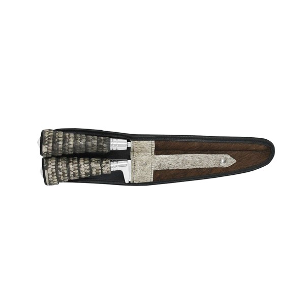 Faca Chaira 09 Inox 420 Cabo Tatu