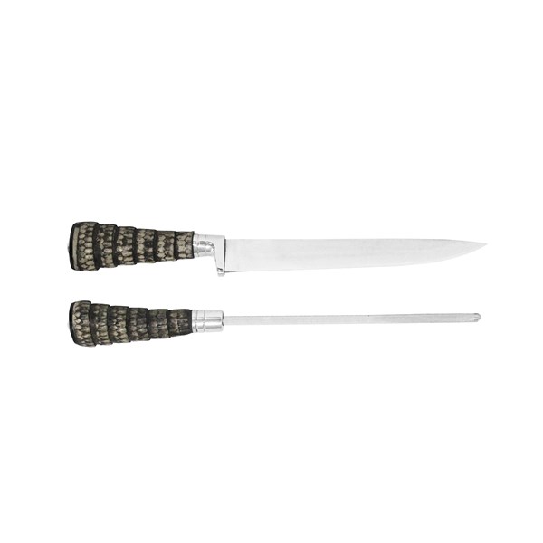 Faca Chaira 09 Inox 420 Cabo Tatu