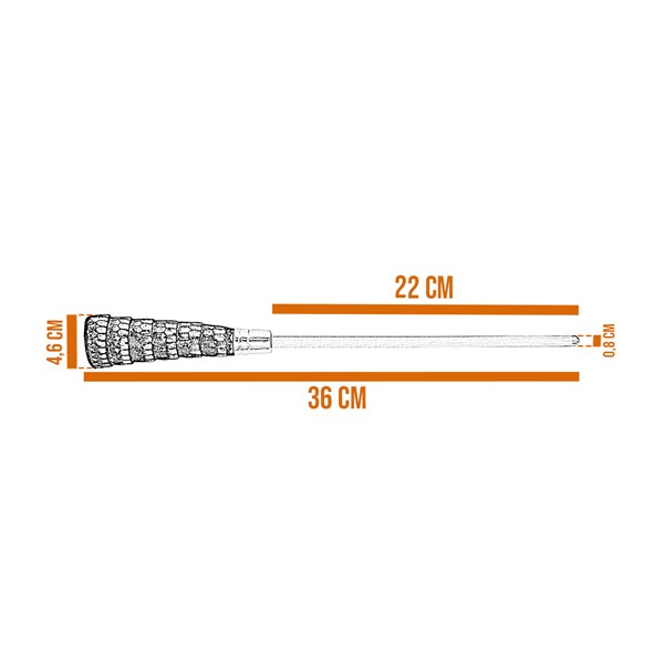 Faca Chaira 09 Inox 420 Cabo Tatu