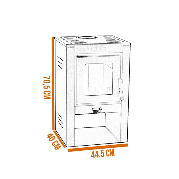 Calefator 140S Preto