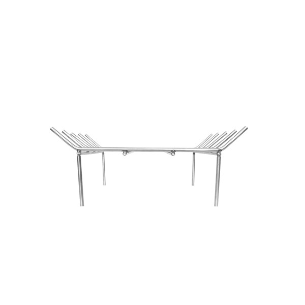 Queimador Lareira Lenha Inox Redondo Maciço 5/16"