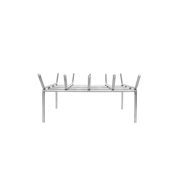 Queimador Lareira Lenha Inox Redondo Maciço 5/16"