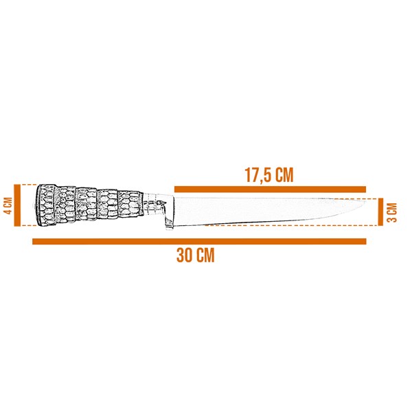 Faca 07 Inox 420 Cabo Tatu