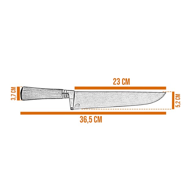 Faca 10 Inox 420 Cabo Osso