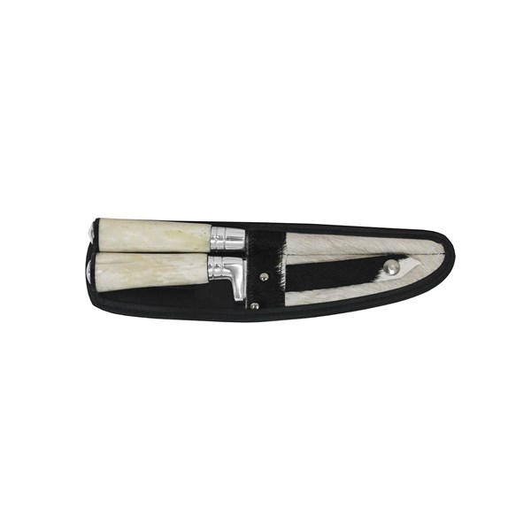 Faca Chaira 06 Inox 420 Cabo Osso