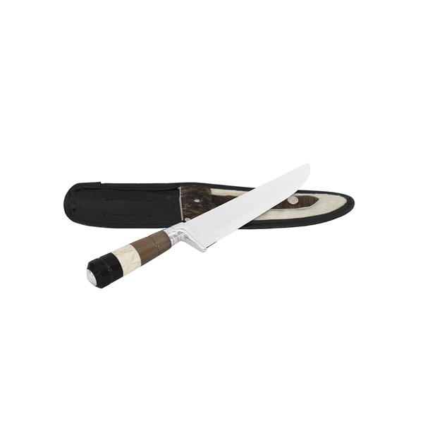 Faca 08 Inox 420 Cabo Osso Chifre